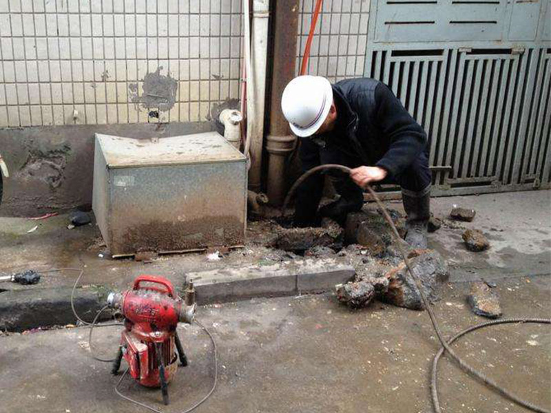 山根镇疏通下水道-洗菜池疏通